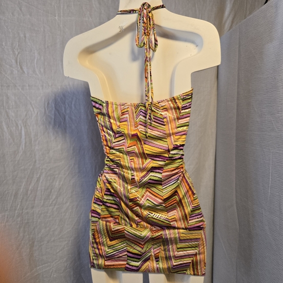 Halter‎ Mini Dress - S/M - Picture 3 of 4
